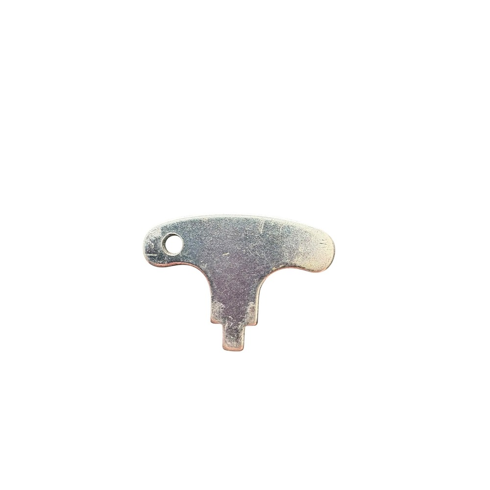 Vintage Metal T Handle Replacement Key Tool Unmarked Silver Unknown Lock Key